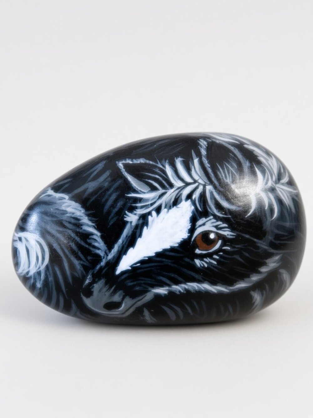 G.O. Hand Painted Horse Stone Paperweight Western Cowgirl Rustic Farmhouse Decor - Picture 8 of 8